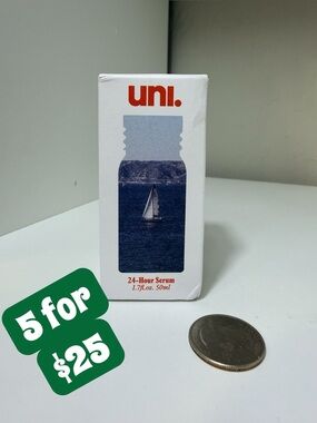 5 ITEMS FOR $25 •UNI 24 Hour Serum 1.7oz